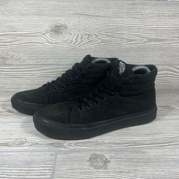 COPY - Vans Sk8-Hi Triple Black Hi-Top Sneaker Skate Shoe - Women's 8 - Picture 4 of 9